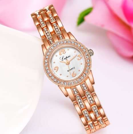Rose Gold Plated Watch - Lupai Brand