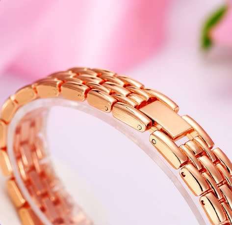 Rose Gold Plated Watch - Lupai Brand