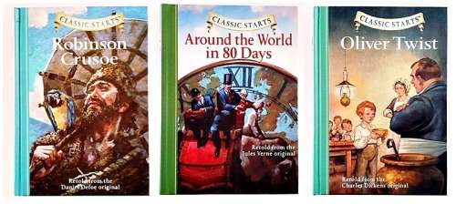 Classic Start Series Robinson Crusoe /Around the World in 80 Days / Oliver Twist