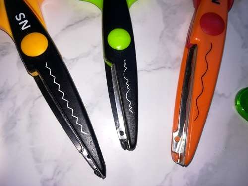 Scrapbooking Punch and 3x Scissors Set