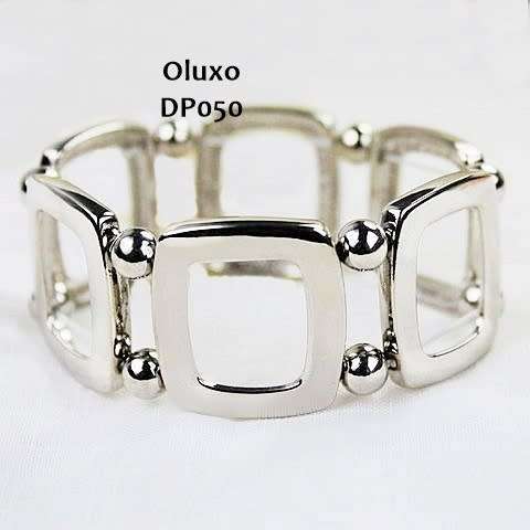 Square Link Silver Bracelet
