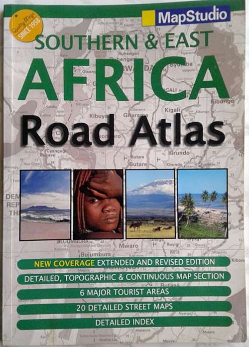 Southern and East Africa Road Atlas - Mapstudio