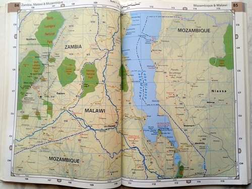 Southern and East Africa Road Atlas - Mapstudio