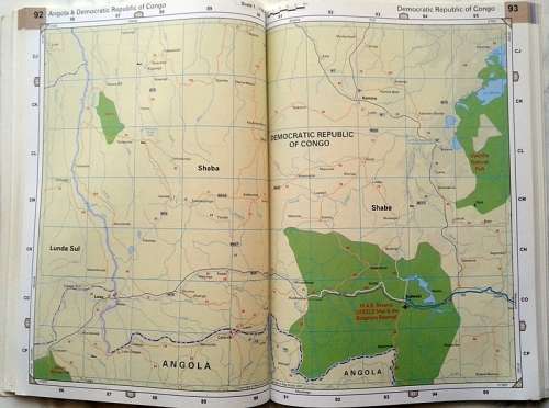 Southern and East Africa Road Atlas - Mapstudio