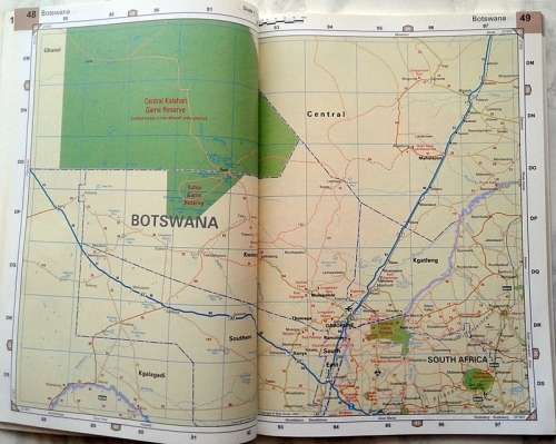 Southern and East Africa Road Atlas - Mapstudio