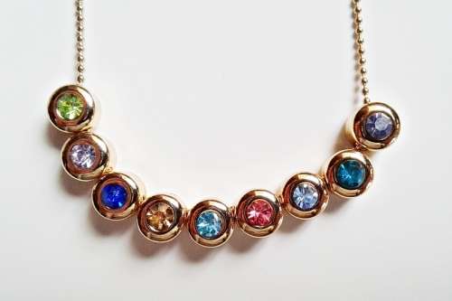 Austrian Crystal 18k Rose Gold Plated Necklace