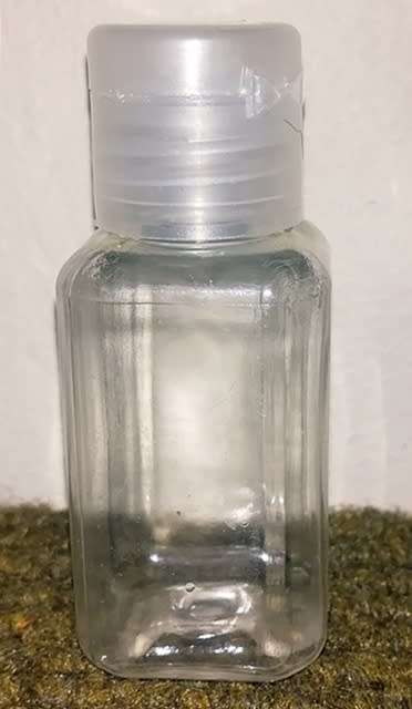 30ml Square Bottle - Flip Top Lid (Pack of 8)