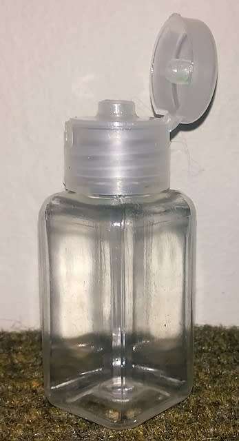 30ml Square Bottle - Flip Top Lid (Pack of 8)