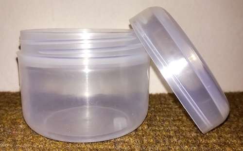 Clear Jar 125ml - (Pack of 4) - Screw On Lid