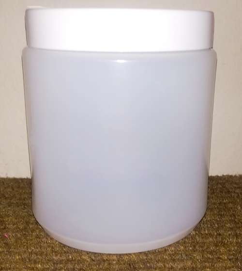 500ml Plastic Jar with Lid - (Pack of 4)