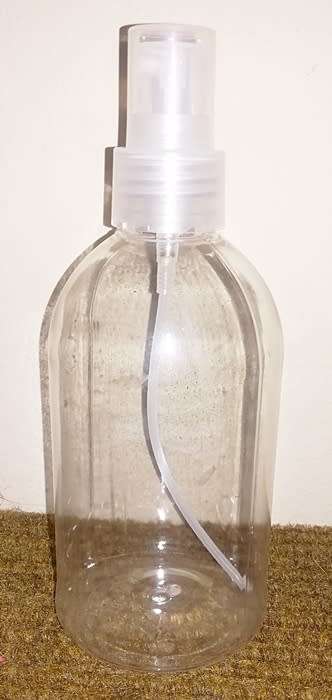 250ml Bell Bottle with spray - (Pack of 4)