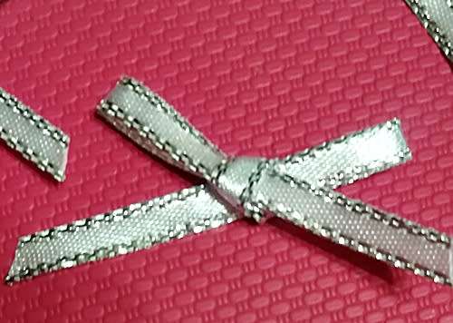 Satin Bows - White (24)