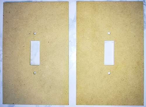 Wooden switchplate cover (Set of 2)