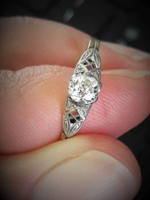 Vintage Rosecut Diamond Ring