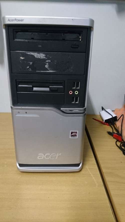 ACER TOWER, INTEL CORE2DUO @ 1.8GHZ, 2GB, 160GB, DVD WRITER