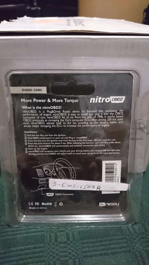 NITRO OBD2 PERFORMANCE CHIP TUNING BOX,PLUG & DRIVE, 35% MORE POWER, 25% MORE TORQUE FOR DIESEL CARS