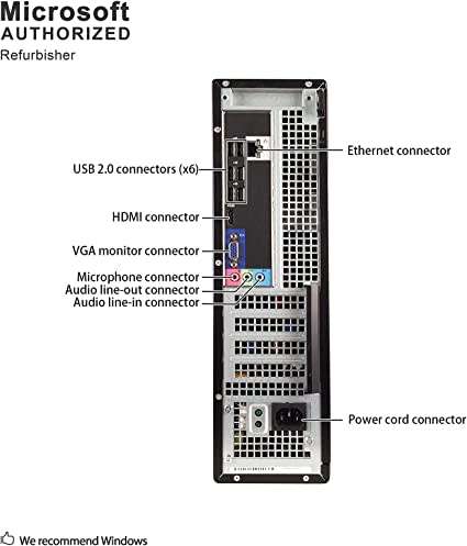 DELL OPTIPLEX 3010 DESKTOP - CORE i3 2nd GEN, 4GB MEMORY, WITH HDMI PORT