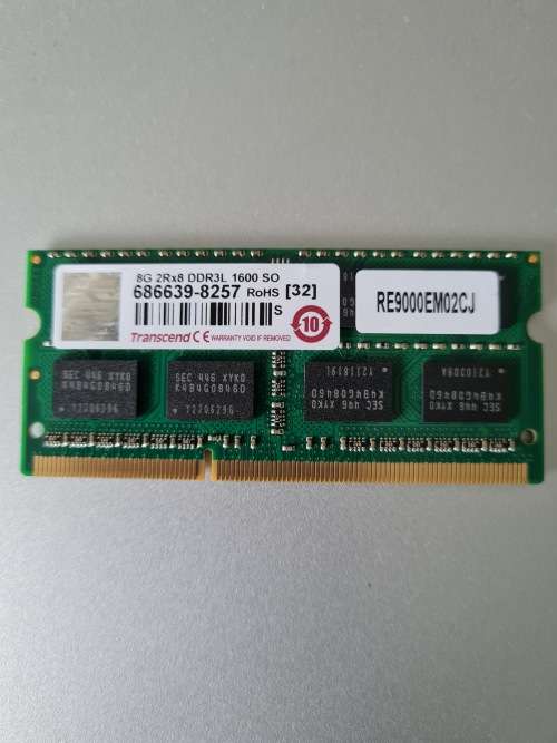 TRANSCEND - LAPTOP MEMORY - 8GB - DDR3L -1600MHZ