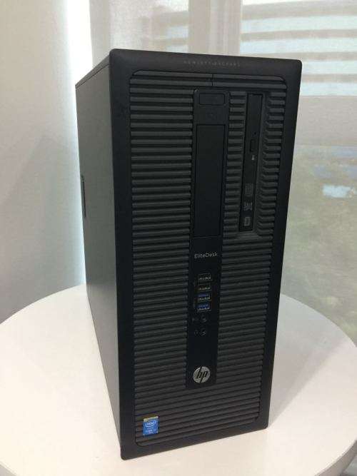 HP ELITEDESK 800 G1, FULL SIZE DESKTOP, CORE i5-4590 4TH GEN, 4GB MEMORY, 500GB HARD