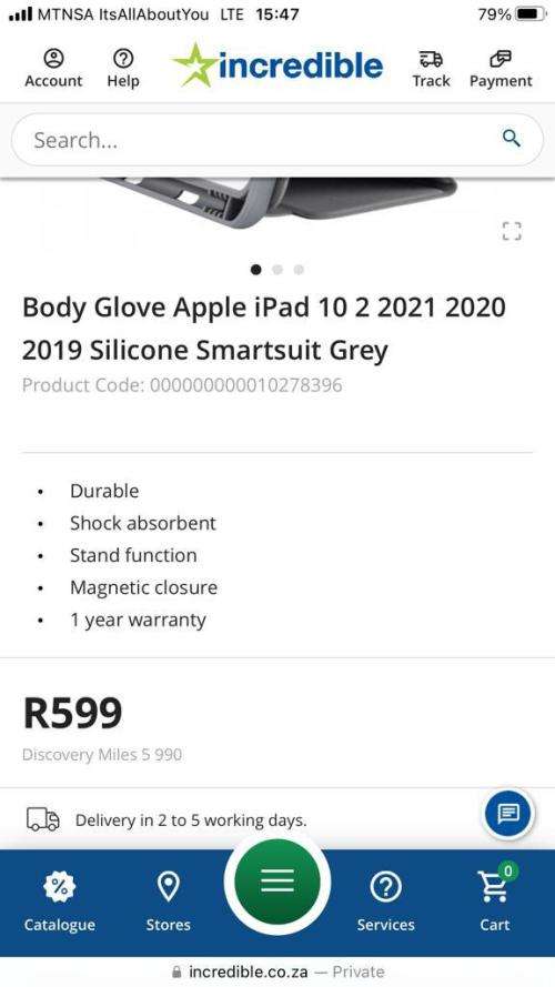 BRAND NEW SEALED - IPAD 10.2 INCH(9TH GEN) COVER AND SCREEN GUARD WORTH R1300 TOGETHER
