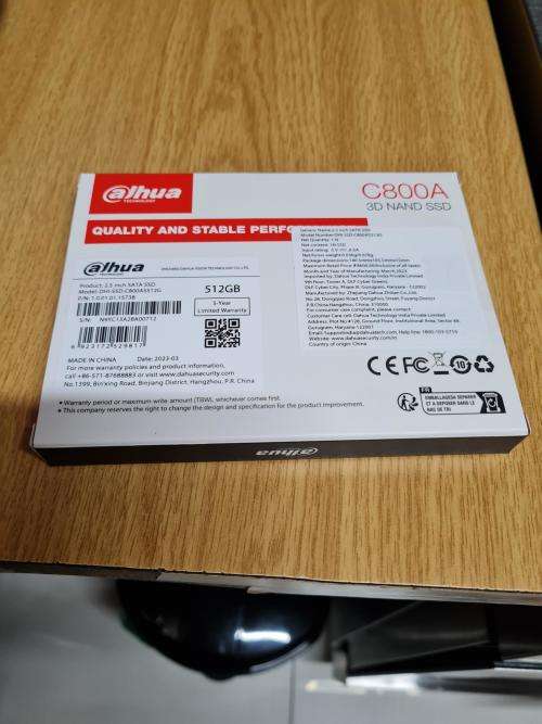 BRAND NEW SEALED - DAHUA 512GB SSD HARD DRIVE - 2.5 INCH - 5 YEAR LIMITED WARRANTY