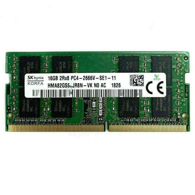 LAPTOP MEMORY - 16GB - DDR4 - 2666MHZ - SKHYNIX