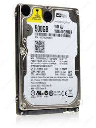 500 GB LAPTOP HARD DRIVE - WESTERN DIGITAL, 2,5 INCH (500G)