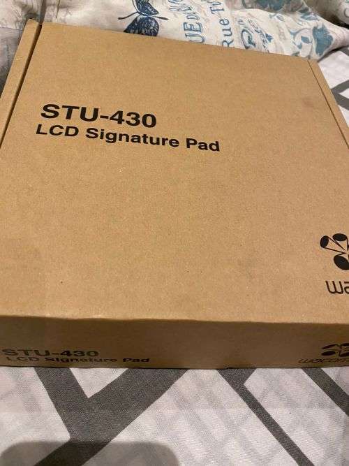 BRAND NEW - WACOM STU-430 SIGNATURE PADS, 4.5 INCH MONOCHROPATENTED CORDLES, BATTERY-FREE PEN