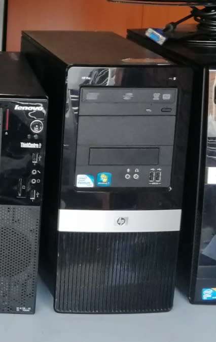 HP DESKTOP PENTİUM DUAL CORE, 4GB, 500GB,  TOWE ONLY