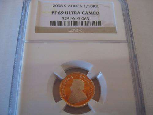 2004,2005 and GRADED 2008 Krugar 1/10oz SPECIAL
