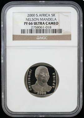 ** 2000 Nelson Mandela PF66 Ultra Cameo**