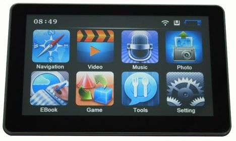 7" HD GPS Navigator with Bluetooth
