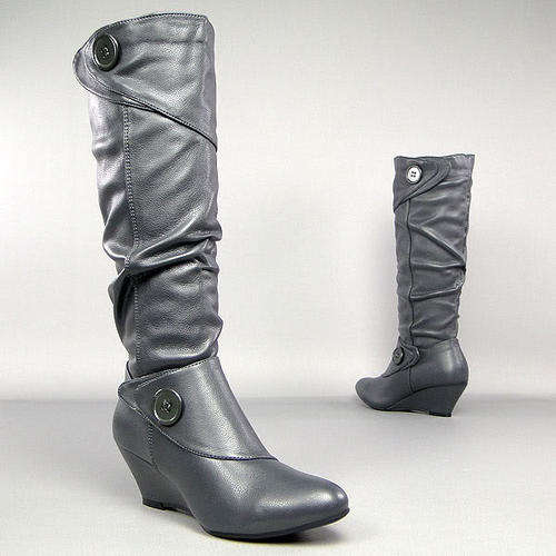 SIZE 6,5    Boots dark grey  - New - (164)