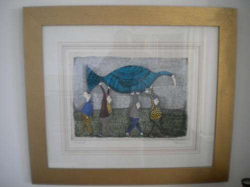 Pieter van der Westhuizen-Carrying the Bluebird-ETS Proof Signed 1989