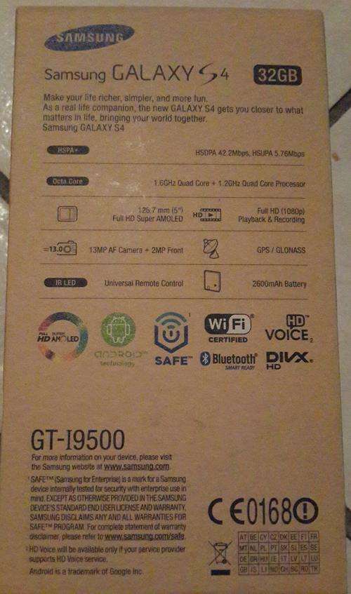 Samsung Galaxy S4 GT-I9500 32GB