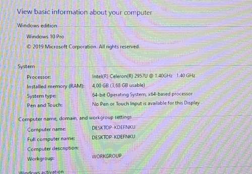 Mini Celeron Computer