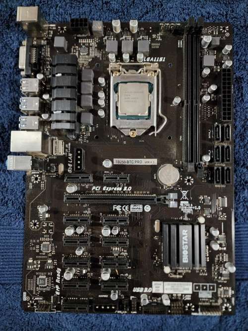 BTC Motherboard & CPU