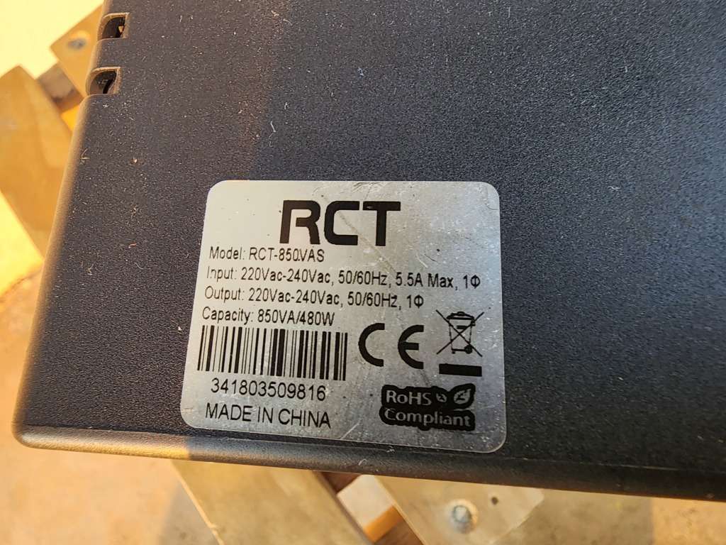 RCT 850VA UPS