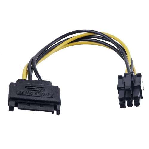 6 PACK V006C PCIe 6-Pin 16x to 1x Powered Riser Adapter Card for GPU Mining of Crypto Coins