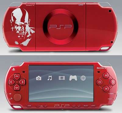 Sony Playstation Portable (PSP 2000) + 2 GAMES - God of War Limited Edition