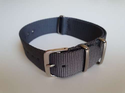 20mm Nato Watch Strap Grey