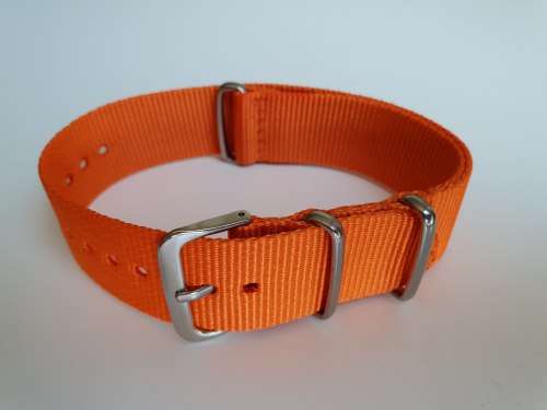 20mm Nato Watch Strap Orange