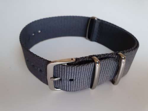 22mm Nato Watch Strap Grey