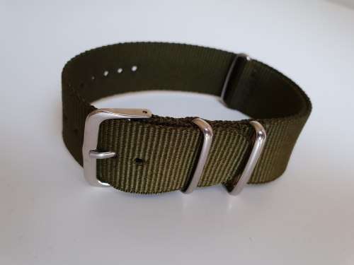22mm Nato Watch Strap Khaki Green