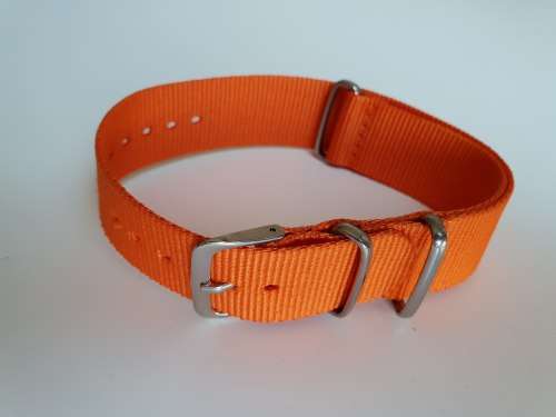 22mm Nato Watch Strap Orange