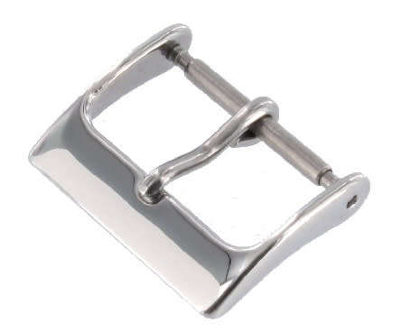 22mm Watch Buckle Polished Stainless Steel - WB100
