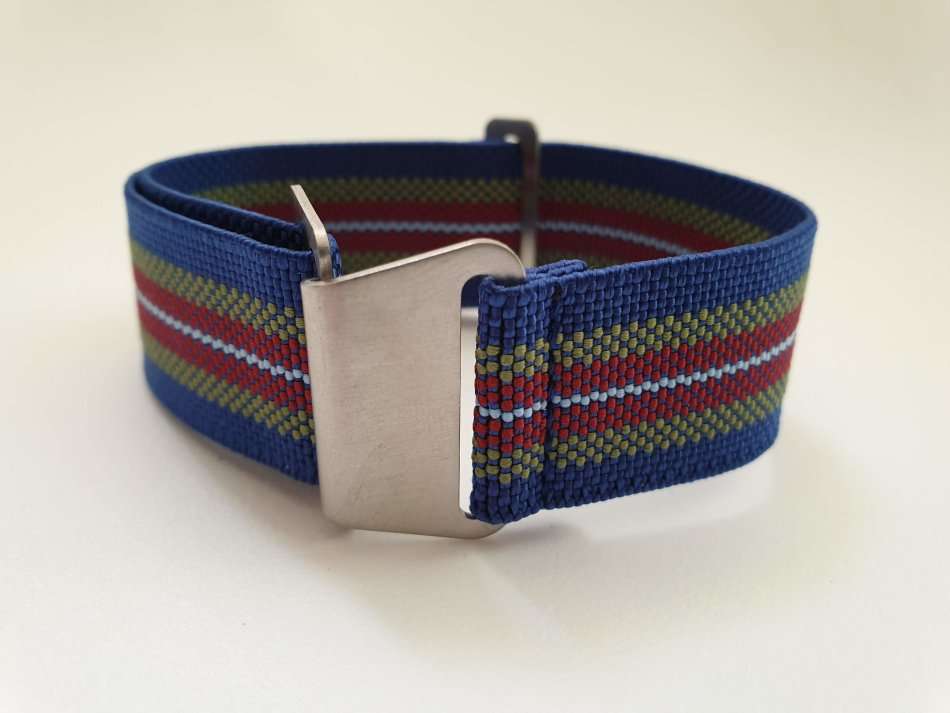 20mm Paratrooper Watch Strap Blue/Green/Red/White