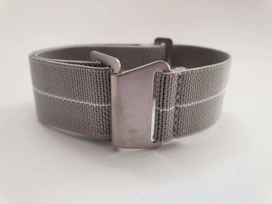22mm Paratrooper Watch Strap Grey/White