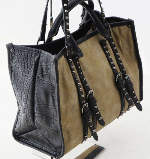 LAST ONE**Gorgeous** Designer HandBag in Timeless Tan Gold, Quality Leather - Made in Italy