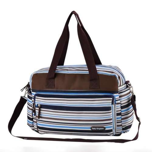 Gorgeous stripe KINGDOM Baby nappy Bag- available in 3 colors